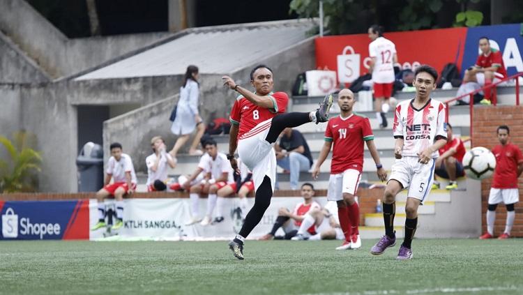Peri Sandria, legenda sepak bola Indonesia.