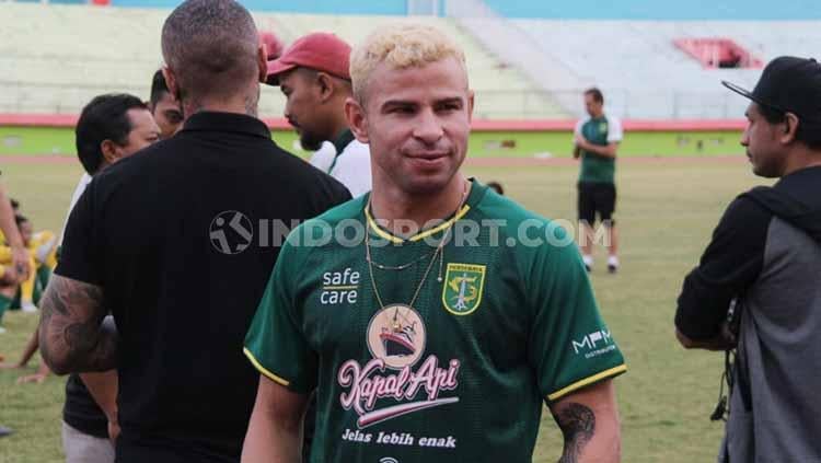 Diogo Campos saat berada di Stadion Gelora Delta, Sidoarjo. Selasa (17/09/19). Copyright: Fitra Herdian/INDOSPORT