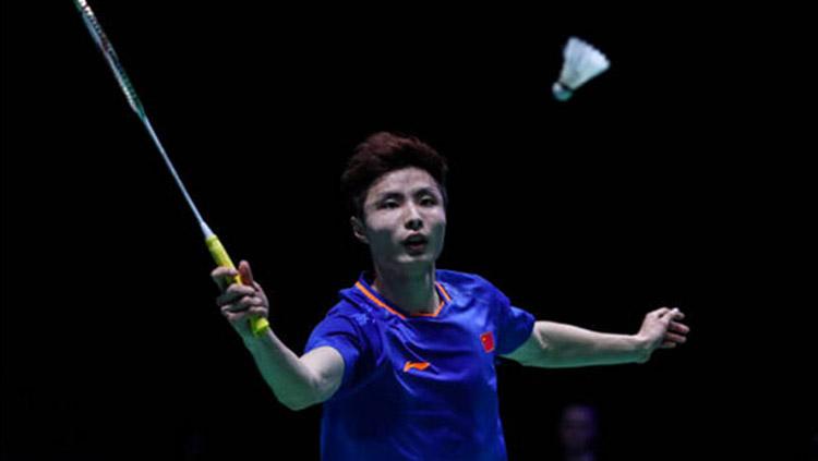 Pebulutangkis asal China, Shi Yuqi curhat usai dikalahkan pebulutangkis 'gurem' di babak kedua Hong Kong Open 2019. - INDOSPORT