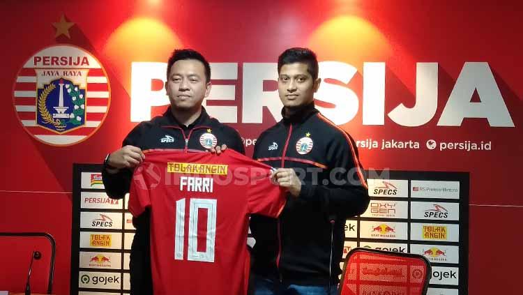Farri Agri resmi bergabung ke Persija Jakarta dengan nomor punggung yang dikenal keramat, yakni nomor 10. - INDOSPORT