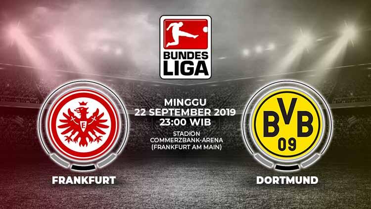 Pertandingan Eintracht Frankfurt vs Borussia Dortmund. - INDOSPORT