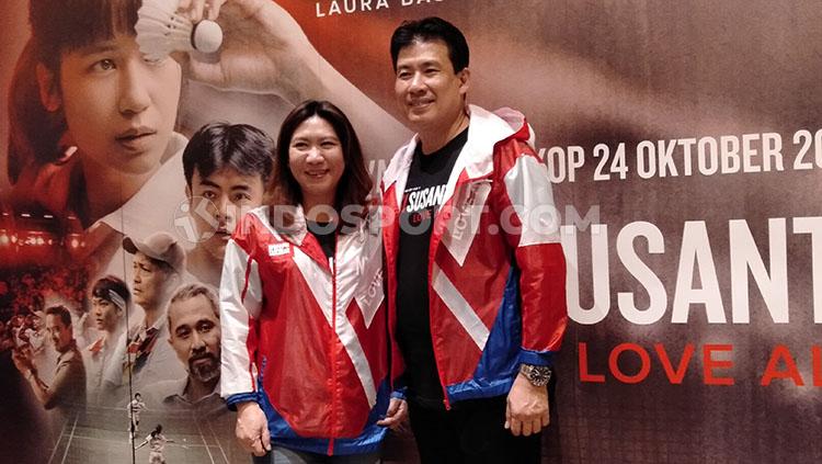 Susy Susanti dan Alan Budikusuma, pasangan legendaris bulutangkis Indonesia.
