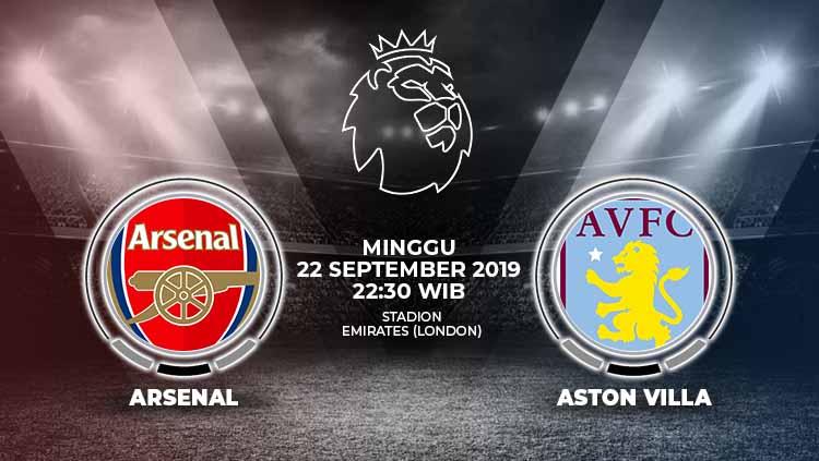 Berikut prediksi pertandingan Arsenal vs Aston Villa di Stadion Emirates, Minggu (22/09/19) pukul 22.30 WIB - INDOSPORT