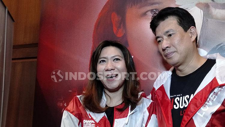 Susy Susanti dan Alan Budikusuma, tokoh legendaris bulutangkis Indonesia.