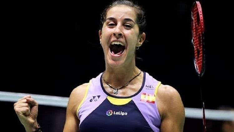 Pertandingan final bulutangkis tunggal putri China Open antara Carolina Marin melawan Tai Tzu-ying berhasil dimenangkan oleh wakil dari Spanyol tersebut. - INDOSPORT