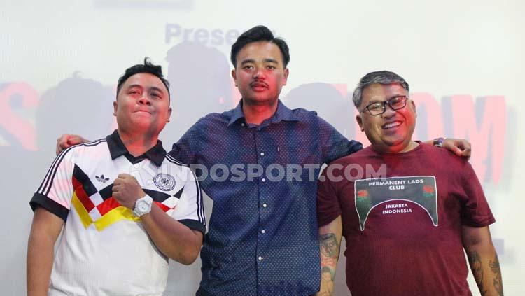 (Dari kiri ke kanan) Angga, Radit, dan Fadhila