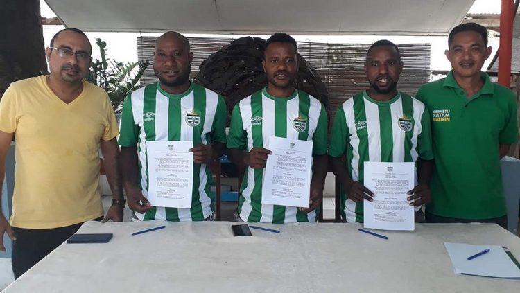 Naftali Heluka, salah satu pemain Papua yang dikontrak Karketu Dili FC - INDOSPORT