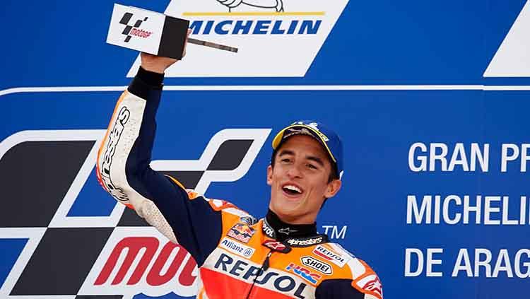 Marc Marquez disandingkan sejumlah legenda olahraga berkat eksistensinya di MotoGP. - INDOSPORT