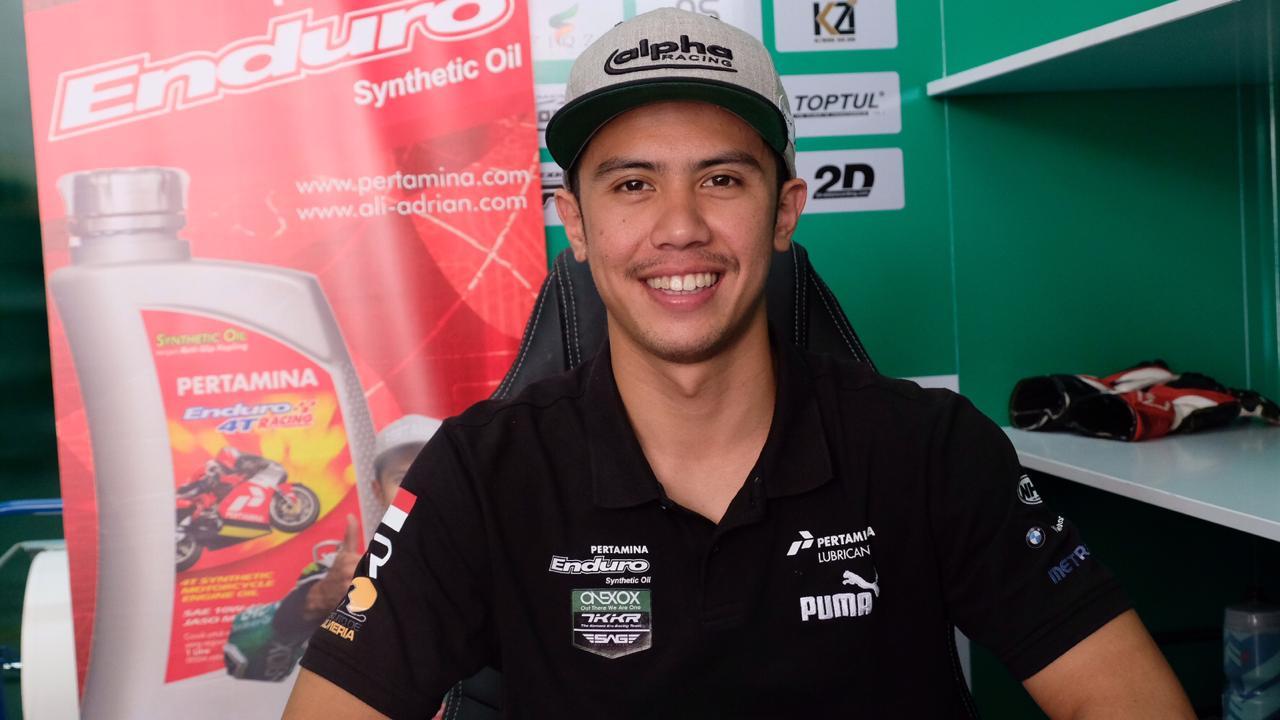 Pembalap muda Indonesia, Ali Adriansyah Rusmiputro meningkatkan intensitas latihan fisik demi menghadapi balapan final Asia Road Racing Championship (ARRC) 2019