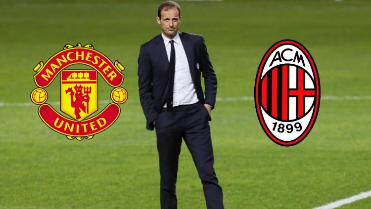 Massimiliano Allegri pilih AC Milan atau Manchester United