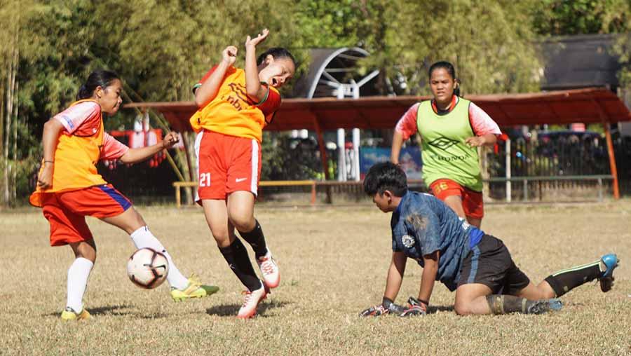 Seleksi PSM Makassar Putri di Lapangan Telkom, Makassar, 22-25 September 2019.