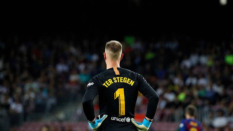 Marc-Andre ter Stegen ditunjuk sebagai kapten keempat Barcelona. Foto: NurPhoto/GettyImages. - INDOSPORT