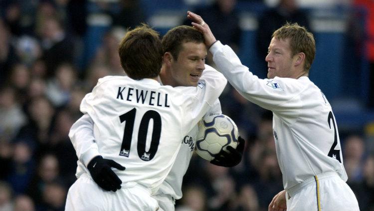 Harry Kewell dan Mark Viduka semasa masih membela Leeds United - INDOSPORT