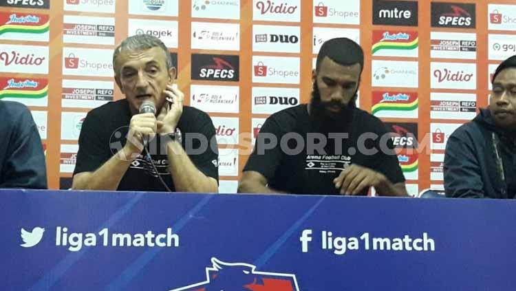 Preskon Arema FC: Milomir Seslija & Sylvano Comvalius