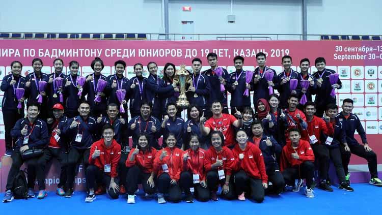 BWF menyebut tiga pebulutangkis junior Indonesia ini memiliki masa depan cerah. - INDOSPORT