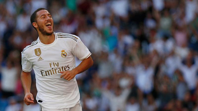 Real Madrid patut bergembira jelang kembali bergulirnya LaLiga Spanyol karena Eden Hazard sudah pulih dari cedera. - INDOSPORT