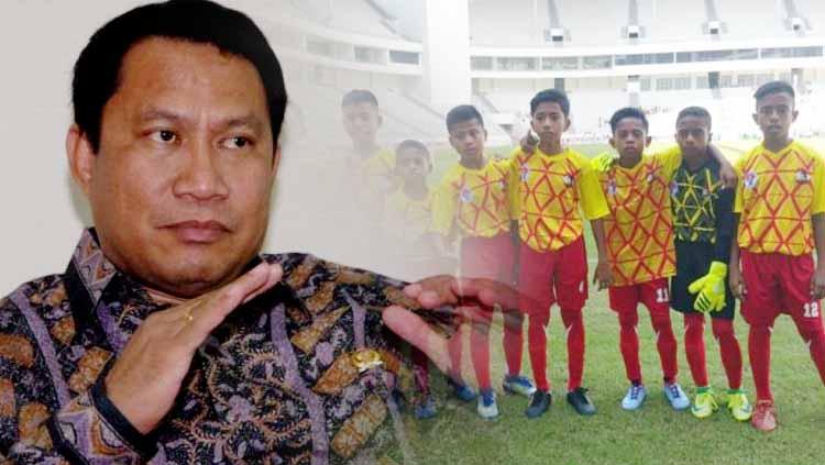 Fary Djemy Francis calon ketum PSSI dan SSB Bintang Timur Atambua.