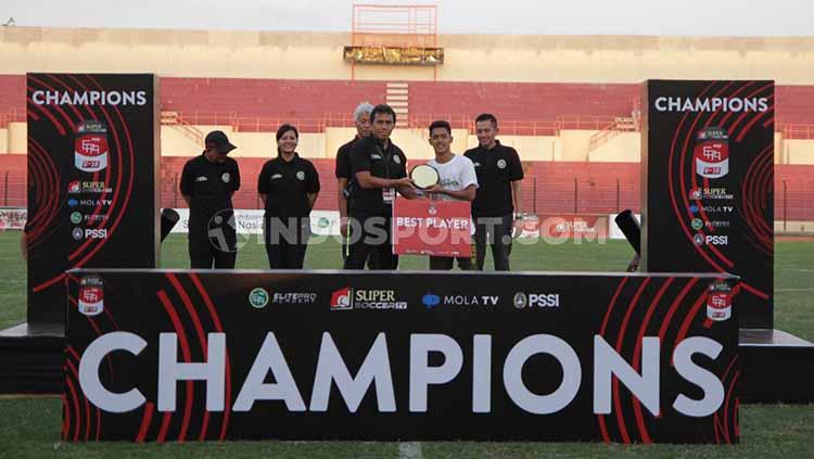 Althaf Indie Alrizky berhasil menyabet gelar pemain terbaik dalam ajang Elite Pro Academy U-16.