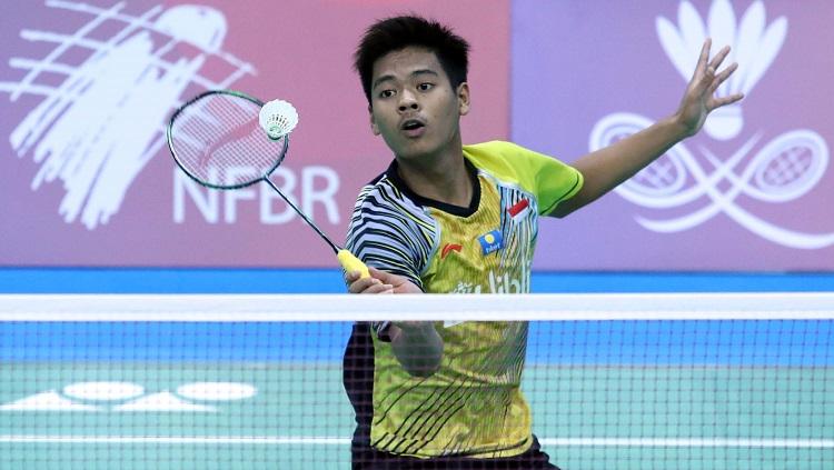 Pebulutangkis tunggal putra yang kerap dijuluki 'kembaran' Anthony Ginting, yaitu Syabda Perkasa, berbicara targetnya di Indonesia International Series 2022. - INDOSPORT