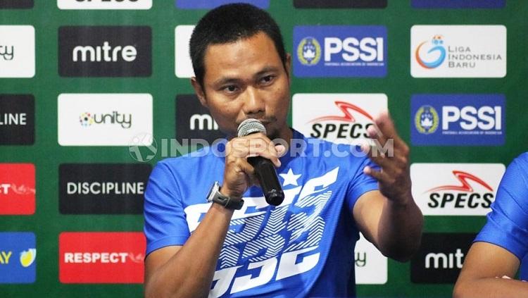 Pelatih PSIS Semarang U-20, Muhammad Ridwan. Foto: Nofik Lukman Hakim