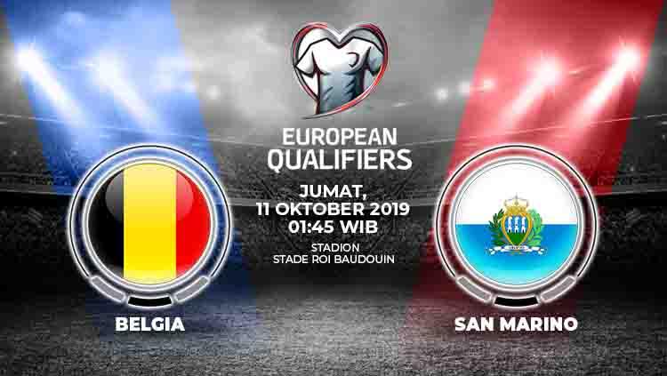 Prediksi Belgia vs San Marino.