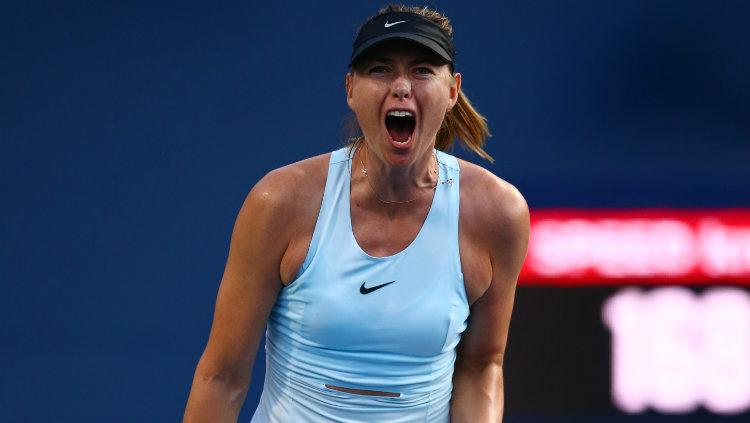 Maria Sharapova di turnamen tenis Rogers Cup.