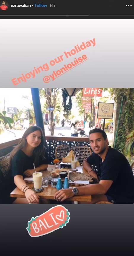 IG Story Ezra Walian. Copyright: Instagram Ezra Walian