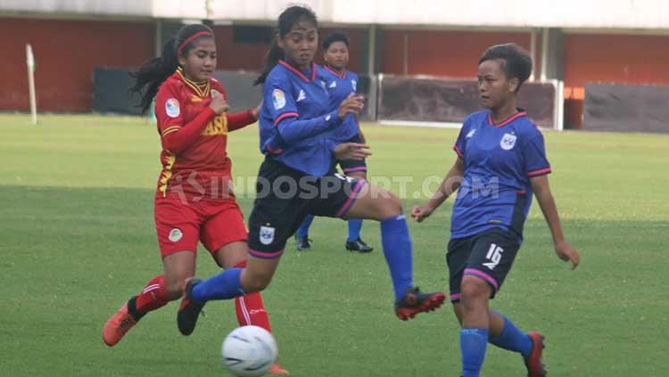 Laga Liga 1 Putri Indonesia 2019 antara PS Tira vs PSIS Semarang di Stadion Maguwoharjo, Sleman.