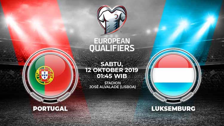 Portugal diperkirakan bisa memenangkan laga kelima grup B Kualifikasi Euro 2020 melawan Luksemburg pada Sabtu (12/10/19) pukul 01.45 WIB.
