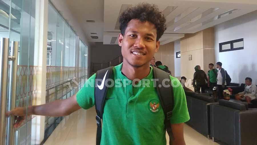 Pemain berlabel Timnas Indonesia, Bagus Kahfi mendapat kesempatan untuk menunjukkan taji bersama Jong FC Utrecht, tim yang berlaga di kasta kedua Liga Belanda(Martin Gibsian/INDOSPORT)