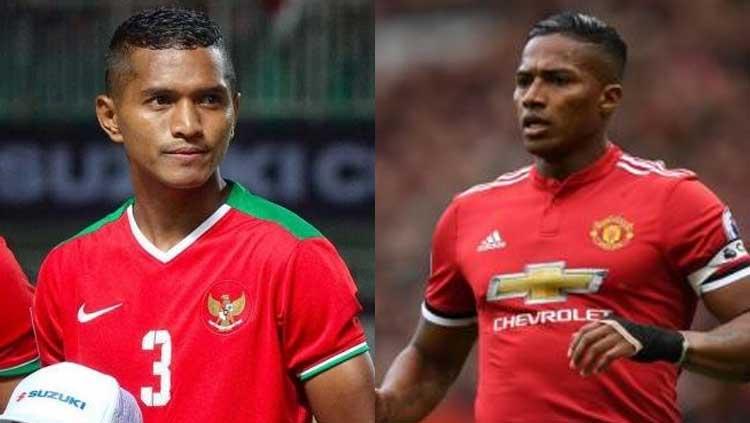 Abduh Lestaluhu mirip Antonio Valencia. Copyright: INDOSPORT