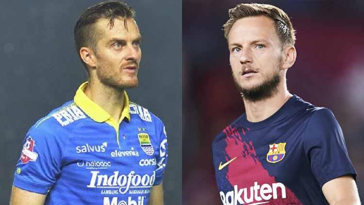 Rene Mihelic mirip Ivan Rakitic. Copyright: INDOSPORT