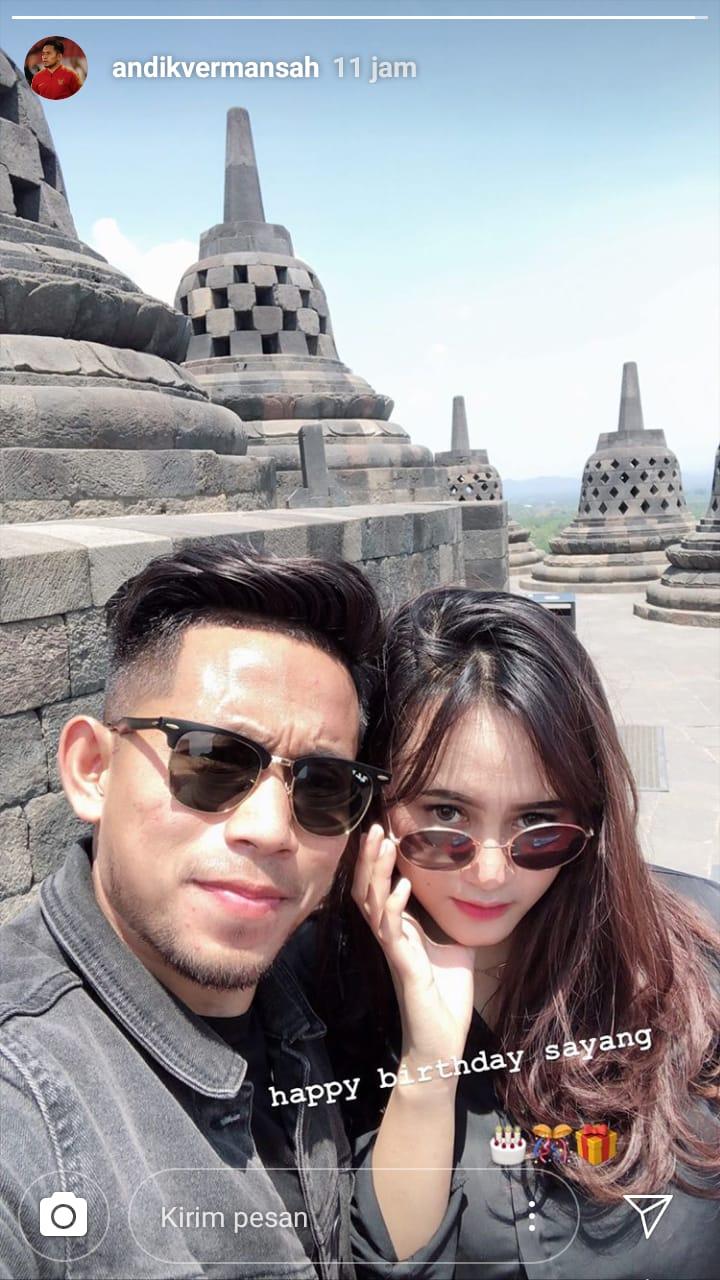 Cara Romantis Andik Vermansah Ucapkan Ulang Tahun ke Kekasih Copyright: instagram.com/andikvermansah