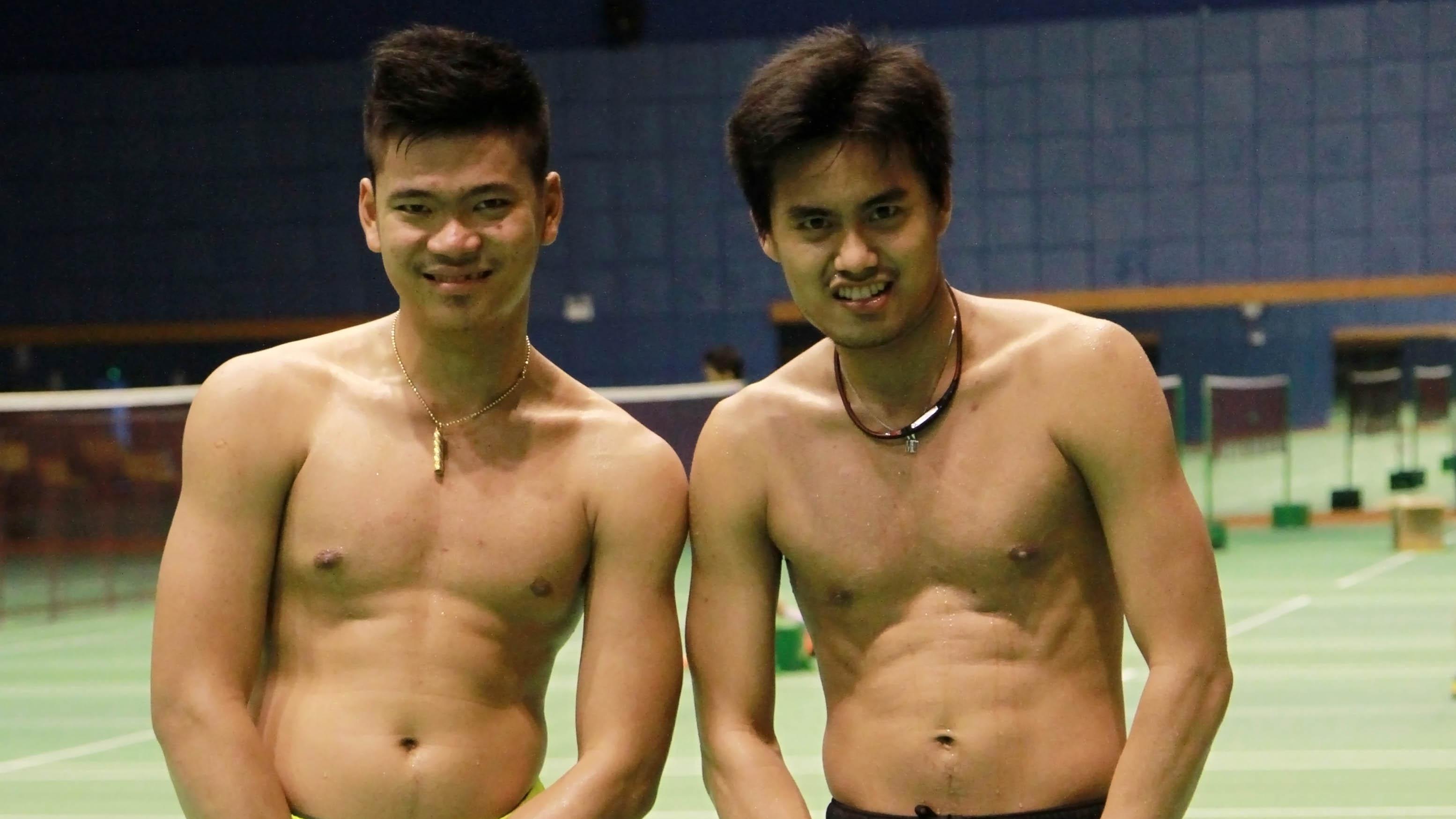 Pebulutangkis Indoensia, Praveen Jordan dan Tontowi Ahmad.
