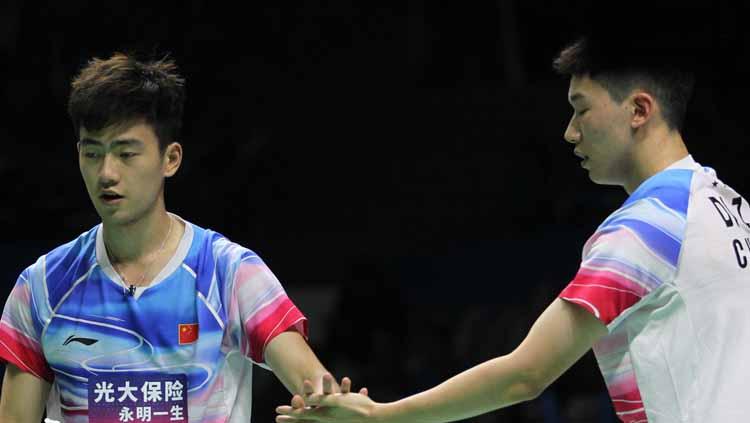Ganda racikan baru China, Liang Wei Keng/Wang Chang, melejit ke semifinal Indonesia Masters 2022. Calon rival Kevin/Marcus langsung dipuji setinggi langit. - INDOSPORT