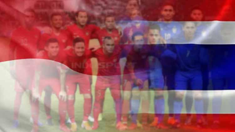 Tampil di final Piala AFF 2020, baik timnas Indonesia maupun Thailand dipastikan tak bakal bisa mengibarkan bendera negara mereka masing-masing. - INDOSPORT