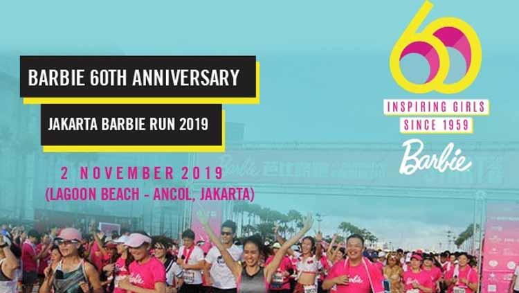 Jakarta Barbie Run 2019 akan diadakan pada 2 November 2019. Event lari ini mengusung konsep fun run yang akan menyuguhkan momen sunset. - INDOSPORT