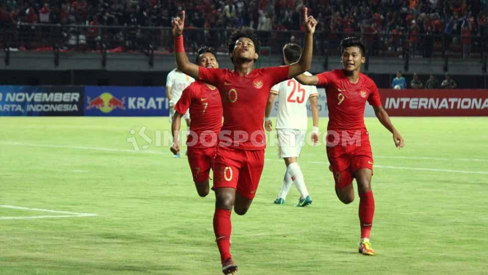 Bagus Kahfi menjadi pemain Timnas Indonesia U-19 yang membuka keran gol ke gawang China U-19.