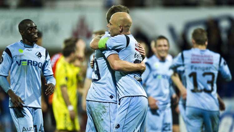 Jonas Borring (kiri) dan Christian Keller saat keduanya masih bermain di Randers SC Copyright: Lars Ronborg/GettyImages