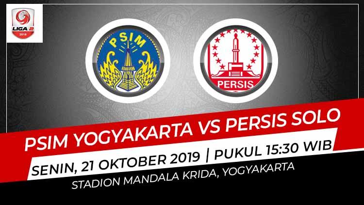 Pertandingan PSIM Yogyakarta vs Persis Solo.