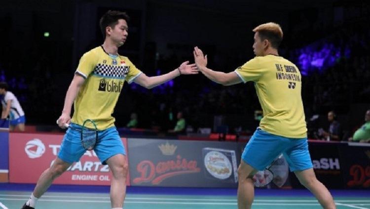 Kevin Sanjaya/Marcus Gideon tampil di babak kedua French Open 2019