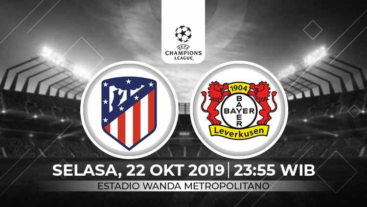 Prediksi Atletico Madrid vs Bayern Leverkusen di Liga Champions 2019-2020.