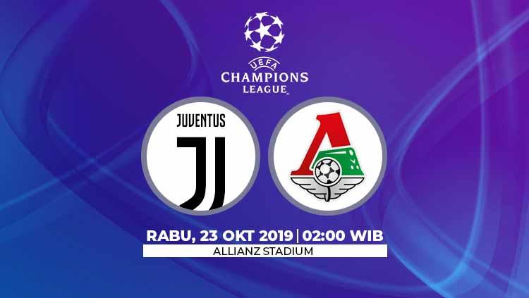 Laga Juventus vs Lokomotiv Moskow bisa disaksikan melalui live streaming