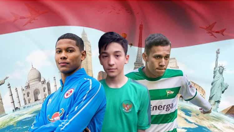 Jack Brown, Darren Sidoel, dan Egy Maulana Vikri pemain Indonesia yang main di luar negeri