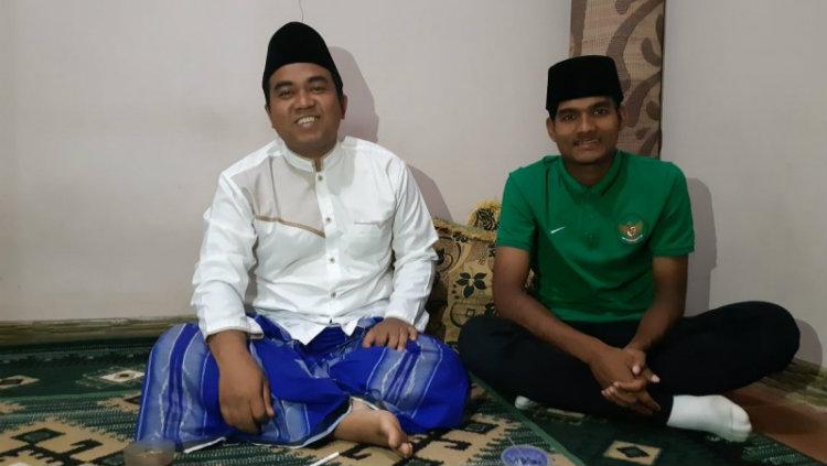 Pemain Timnas Indonesia U-16 Yadi Mulyadi merupakan satu dari beberapa bintang sepak bola Indonesia yang memiliki latar belakang sebagai santri.