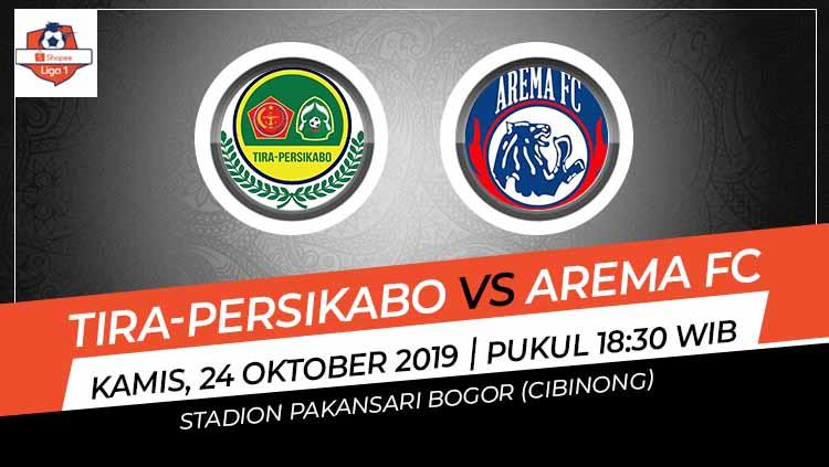 Laga Tira-Persikabo melawan Arema FC, Kamis (24/10/19) pukul 18.30 WIB, bisa menjadi penentu mengenai yang lebih layak berada di papan atas.