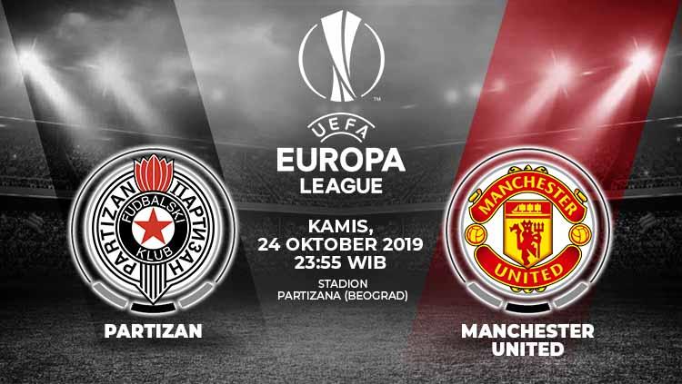Manchester United akan bertandang ke markas Partizan Belgrade pada pertandingan ketiganya di fase Grup L Liga Europa 2019/20, Jumat (25/10/19).