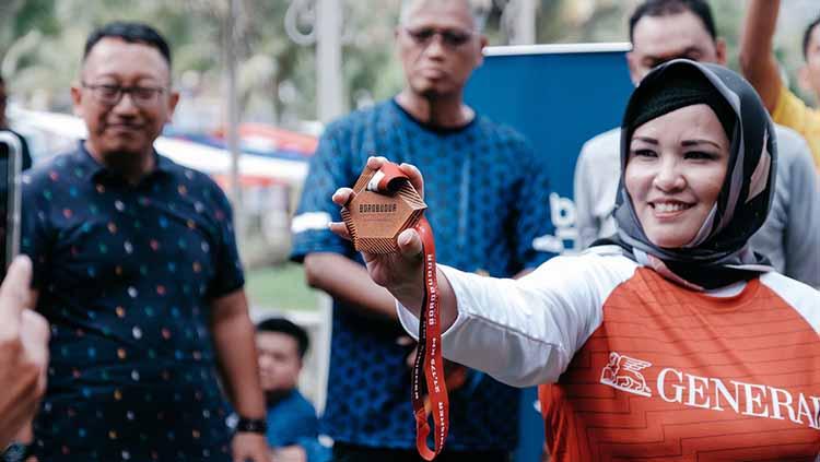 Peluncuran Medali Borobudur Marathon 2019.
