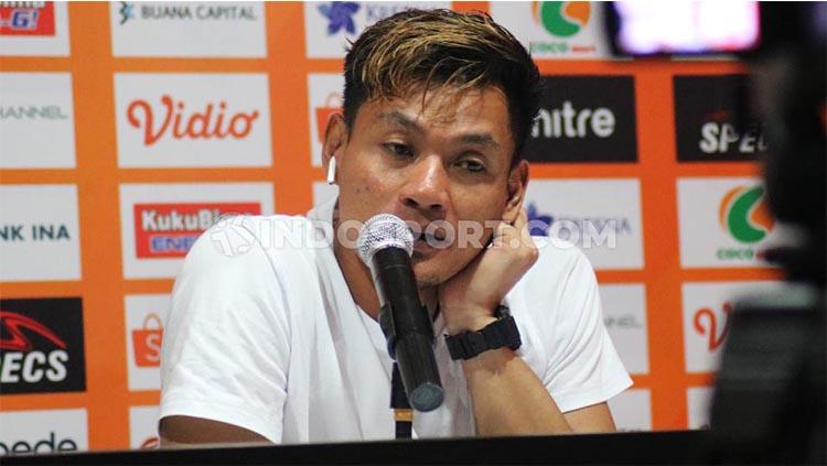 Penjaga gawang Bali United, Wawan Hendrawan.