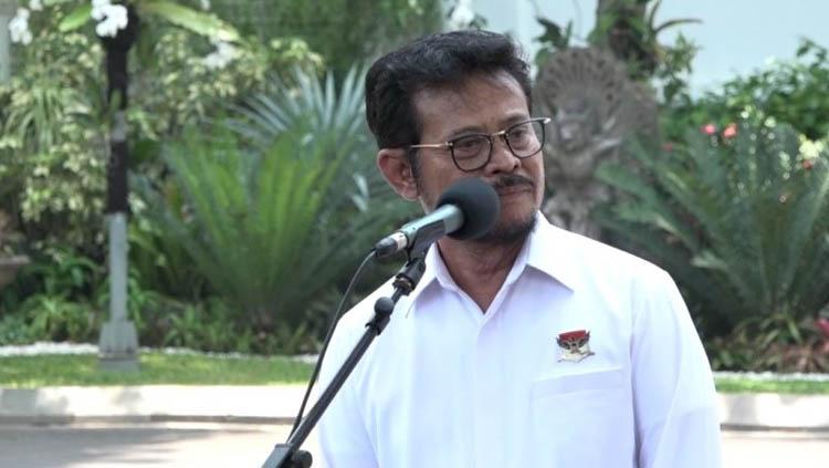 Syahrul Yasin Limpo pernah menjadi Ketua Federasi Olahraga Karate-Do Indonesia Sulawesi Selatan (FORKI Sulsel) 2004-2008. Copyright: Antara News
